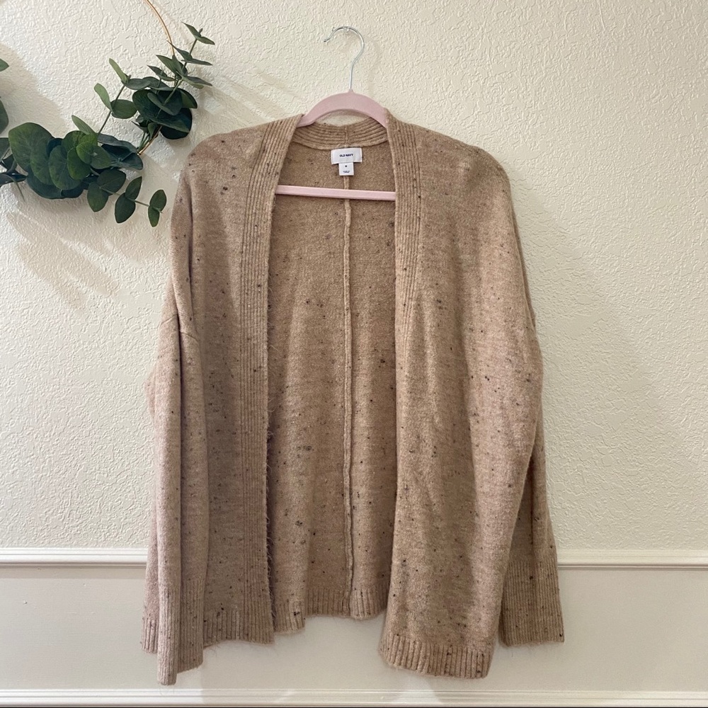 Tan Old Navy cardigan